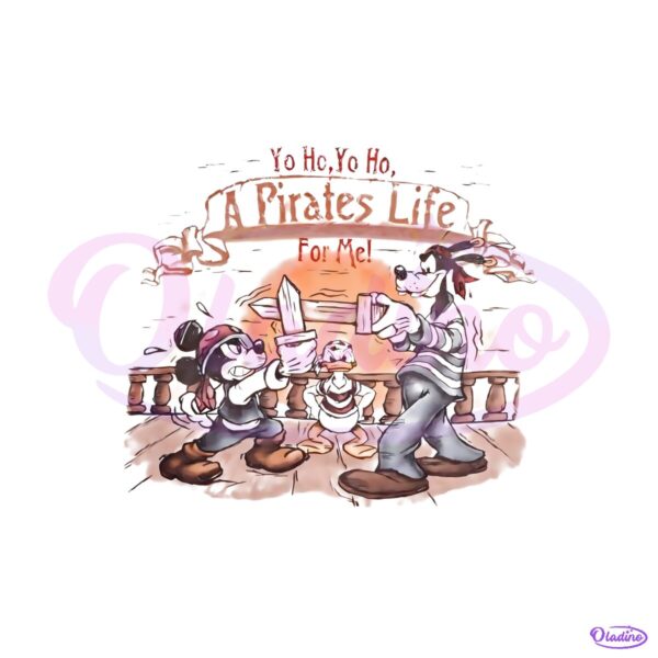Pirates Of The Caribbean Yo Ho Pirates Life For Me PNG