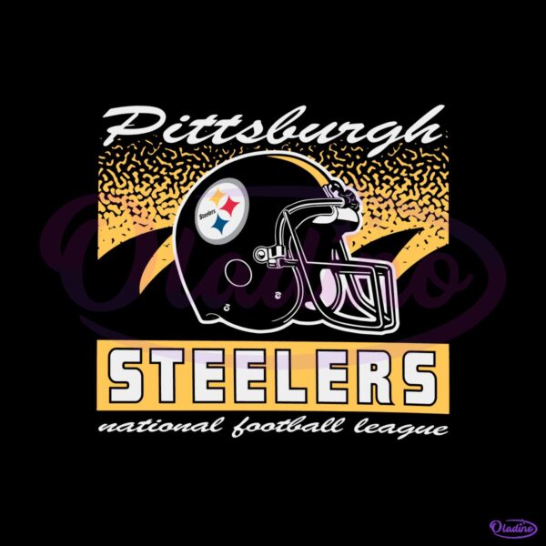 Pittsburgh Steelers Historic Waver Football Helmet SVG