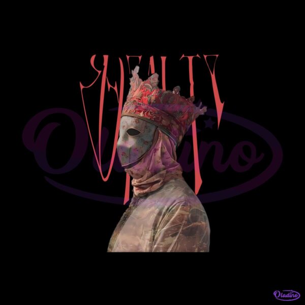 Royalty Masked Monarch Crown Dark Art PNG