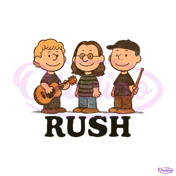 Rush Band Charlie Brown Peanuts Inspired Cartoon PNG