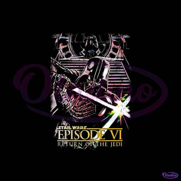 Star Wars Return Of The Jedi Episode Vi Vintage Darth Vader Luke Skywalker PNG