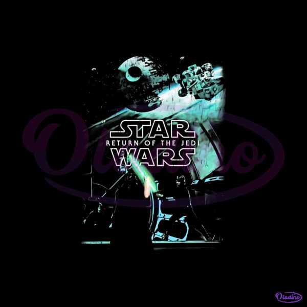 Star Wars Return Of The Jedi Vintage Space Battle PNG