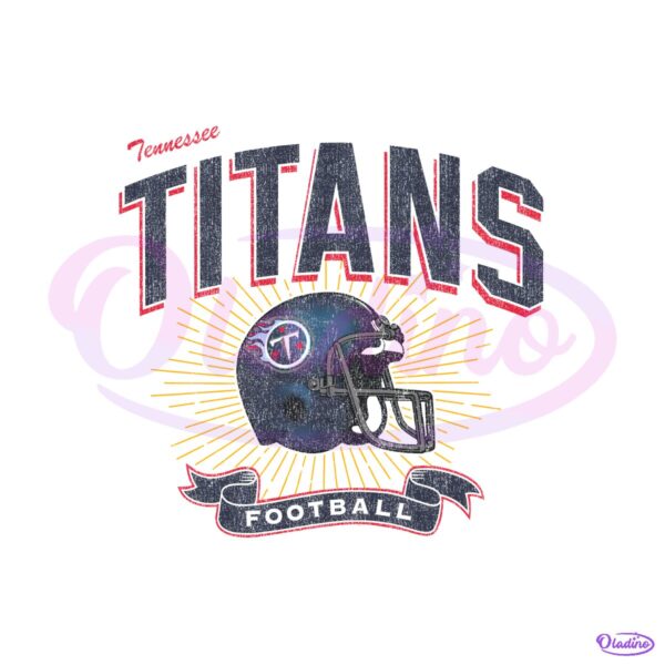 Tennessee Titans Historic Prime Football Helmet PNG