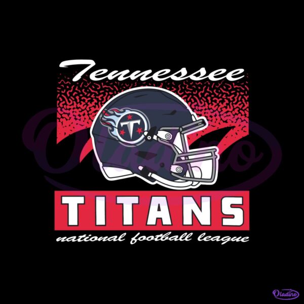 Tennessee Titans Historic Waver Football Helmet SVG