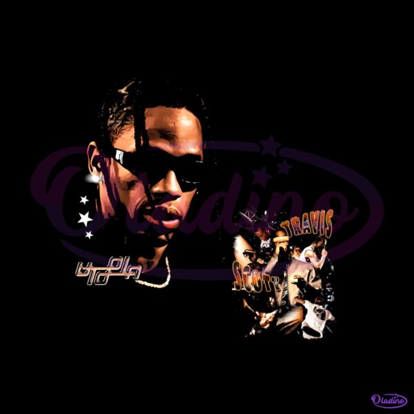 Travis Scott Collage Art PNG