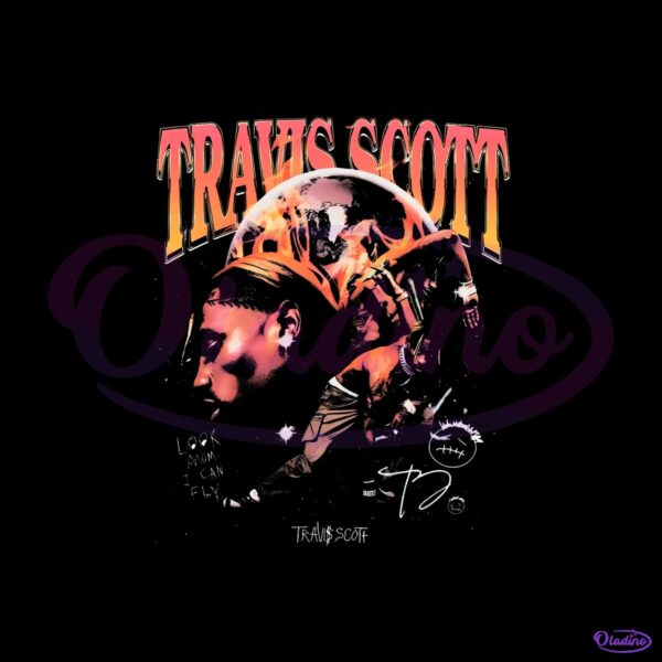 Travis Scott Look Mom I Can Fly PNG