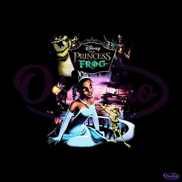 Vintage Disney Princess And The Frog Tiana Naveen Firefly PNG